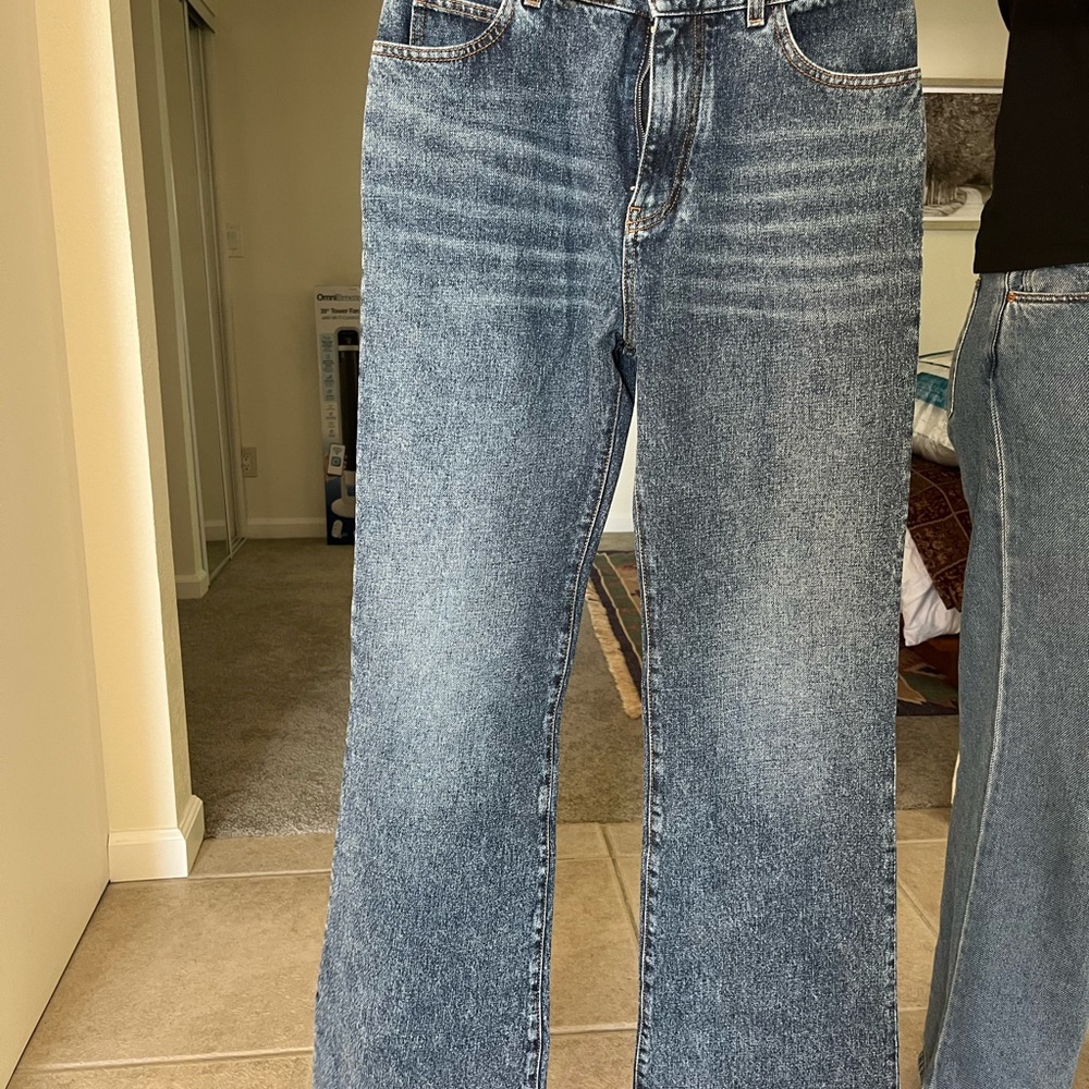 Chloe Blue Flare & Wide Leg Jeans